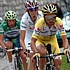 Andy Schleck im weissen Trikot bei der 12. Etappe des Giro d'Italia 2007